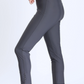 Button Hem Leggings (Black, Charcoal Gray, Olive, White, Navy, Lime, Mustard)