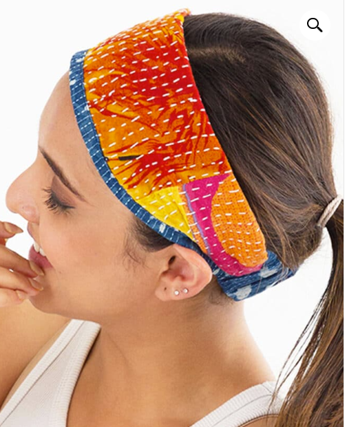 Kantha Reversible Headband