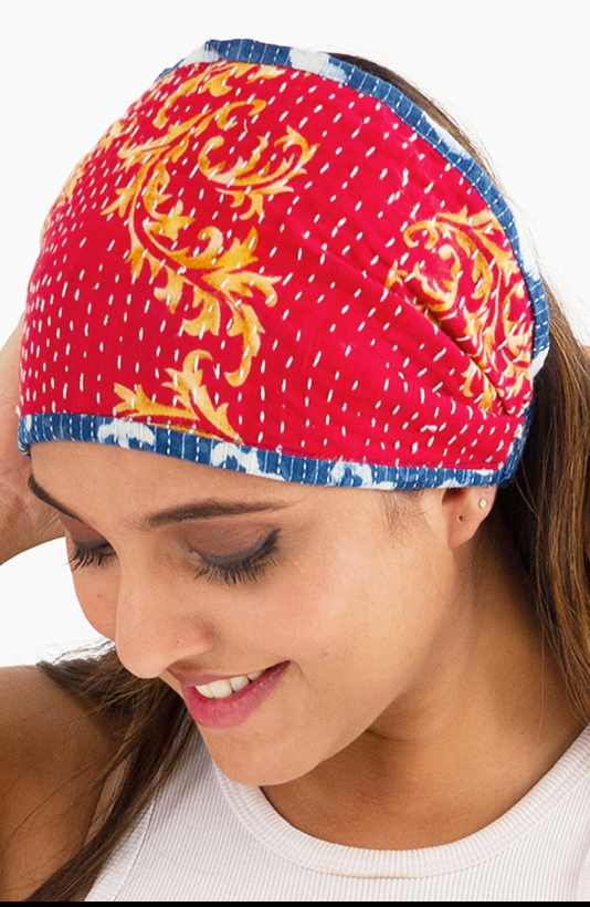 Kantha Reversible Headband