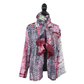 Silk Shibori Hand Dyed Jacket (Wine)