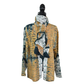 Silk Shibori Hand Dyed Jacket (Gold)