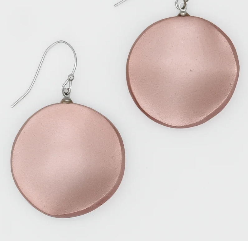 Rose Opaline Drift Necklace and Earrings (Sold as a Set)