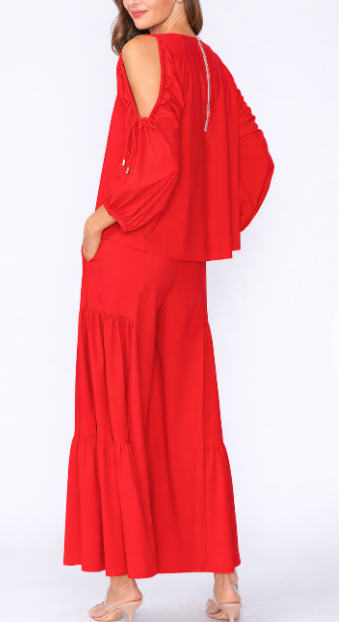 IC Collection Shirred Layered Pants