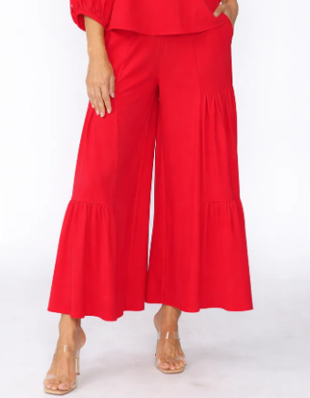 IC Collection Shirred Layered Pants