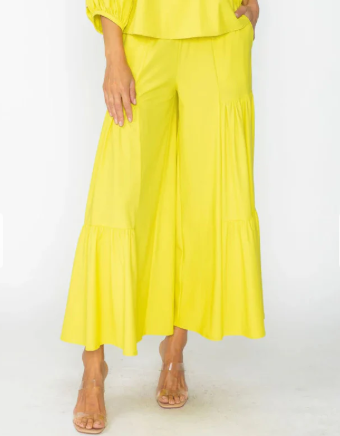 IC Collection Shirred Layered Pants