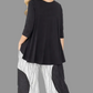 Black & White Elastic Pants