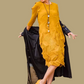 Vanite Couture Pleated Dress (Burnt Orange, Royal Blue, Mustard, Magenta, Pink, or Teal)
