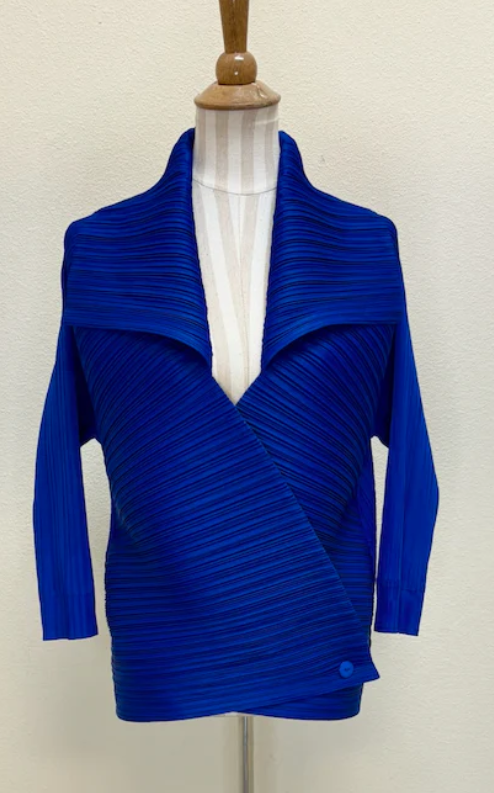 Vanite Couture Wrap Top (Black or Royal Blue)