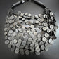 Recycled Plastic Discs with Beads - Black