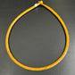 Mali Long Mustard Leather Necklace