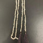 Freshwater Pearl Lariat Necklace with Crystal Tassel (3 colors)