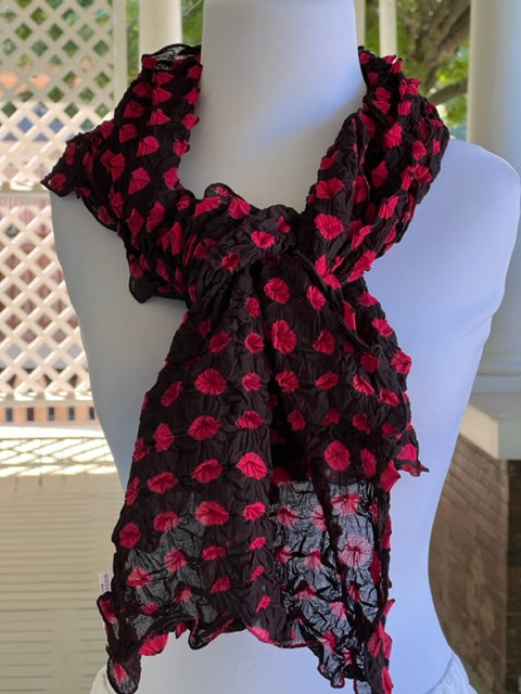 Hand Dyed Cotton Crinkle Scarves (4 Colors)