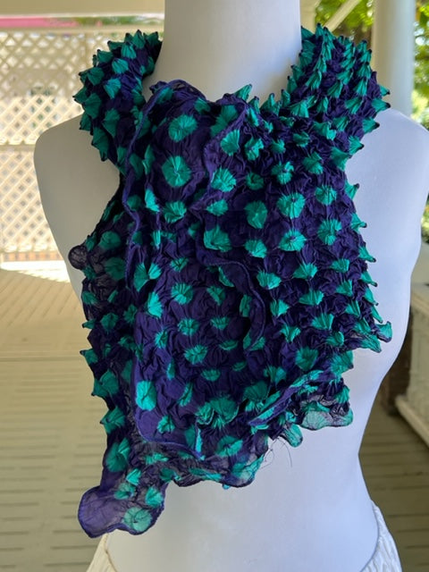 Hand Dyed Cotton Crinkle Scarves (4 Colors)