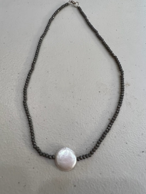 Crystal and Pearl Necklaces (3 color options)