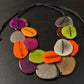 Adjustable Length, Double Strand Tagua Necklace (4 color options)