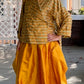 DTH Architect Skirt in 100% Silk Dupioni (Sunshine Yellow)