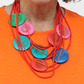 Geometric Multicolored Gisele Necklace