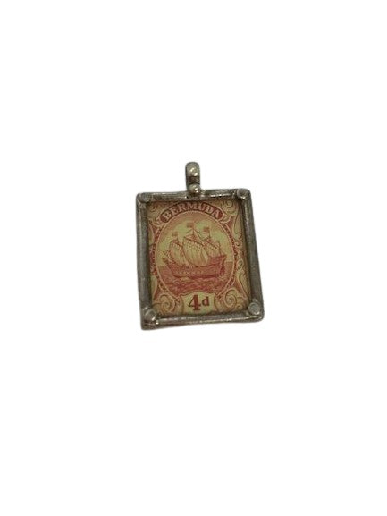 Vintage Postage Stamp Pendants - Choose your country