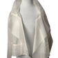 Silk Organza Cropped Jacket (Black or White)