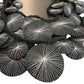 Flying Saucers in Black with Silver
